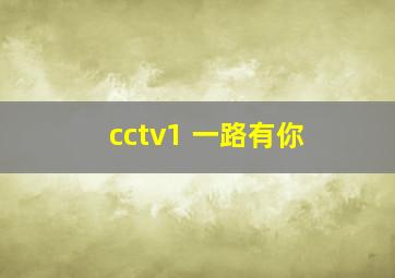 cctv1 一路有你